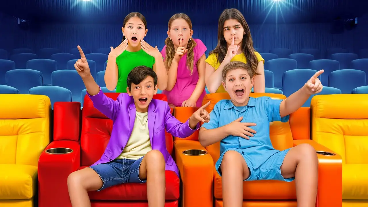 Roma and Friends learn Rules of Conduct in the Cinema